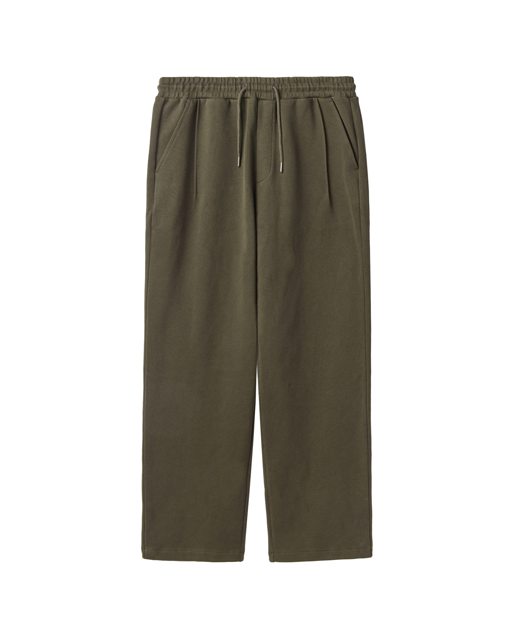 JACQUARD JERSEY TROUSERS - BROWN